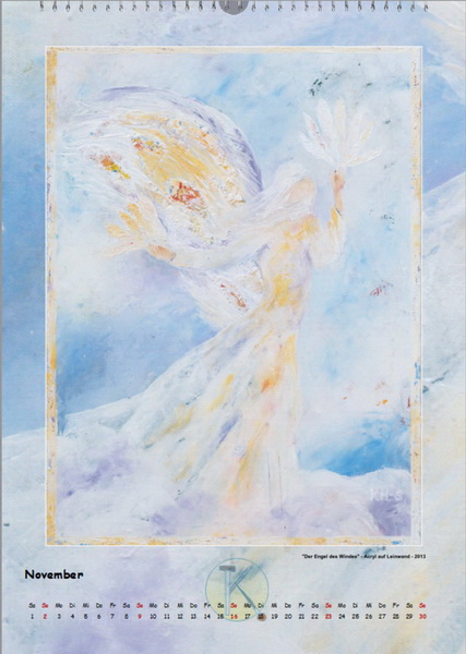 Der Engel des Windes - Engelkalender © Katharina Hansen-Gluschitz