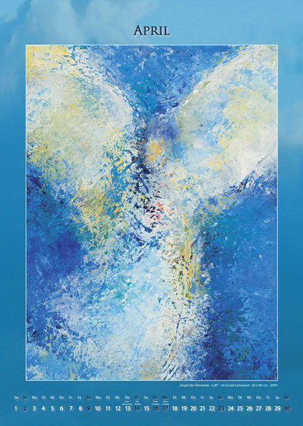 Engel der Elemente: Luft - Engelkalender © Katharina Hansen-Gluschitz