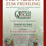 Konzert - Plakat Cappella Vocale Norderstedt - Layout: Katharina Hansen-Gluschitz